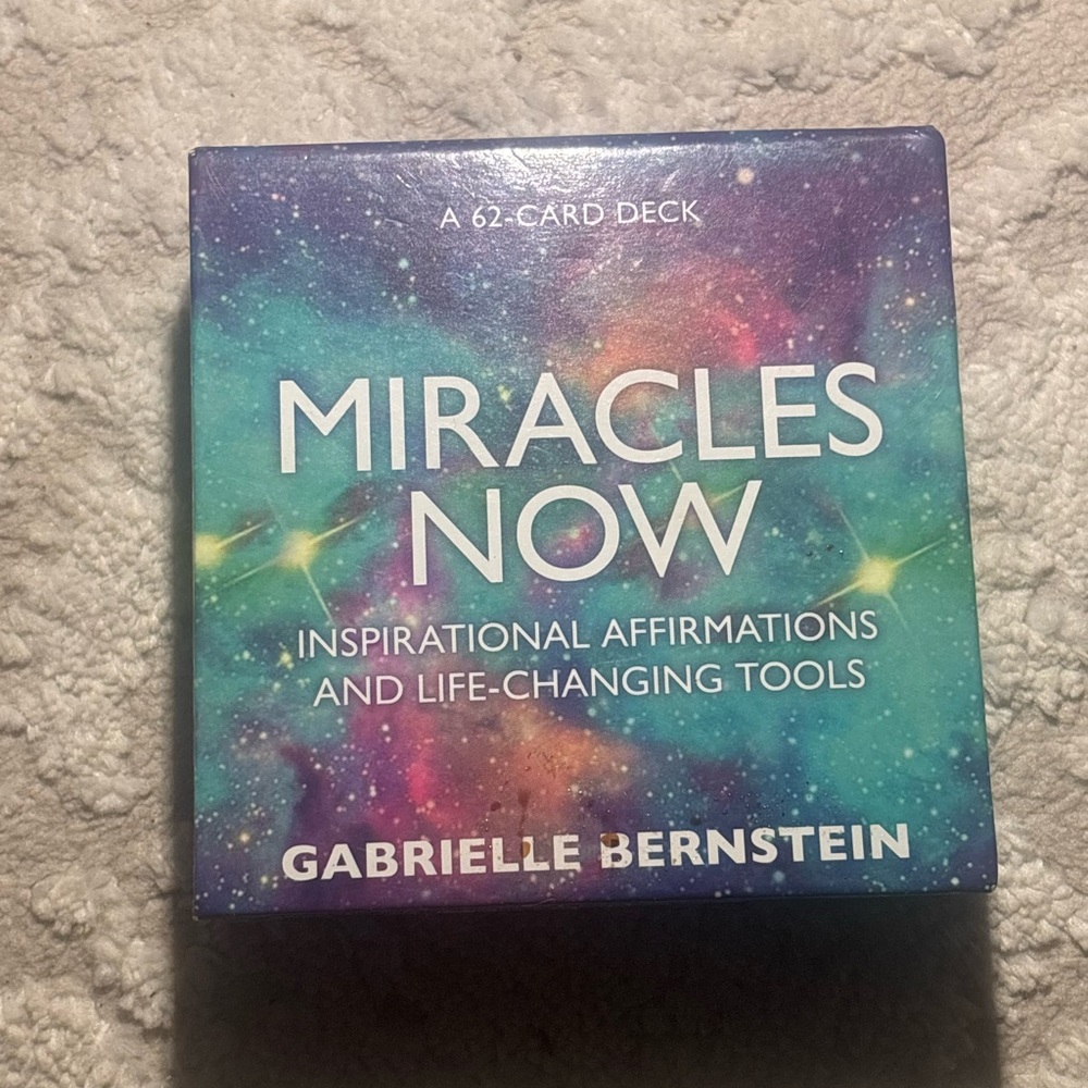 Gabrielle Bernstein Miracles Now Affirmation Deck - Multicolor